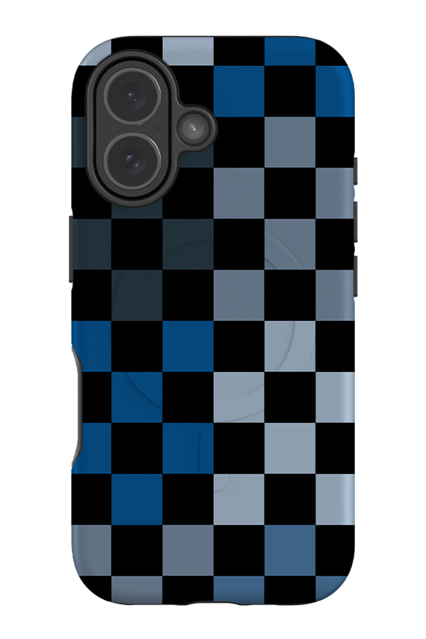 Block Check MagSafe Phone Case (Blue) | Harper & Blake