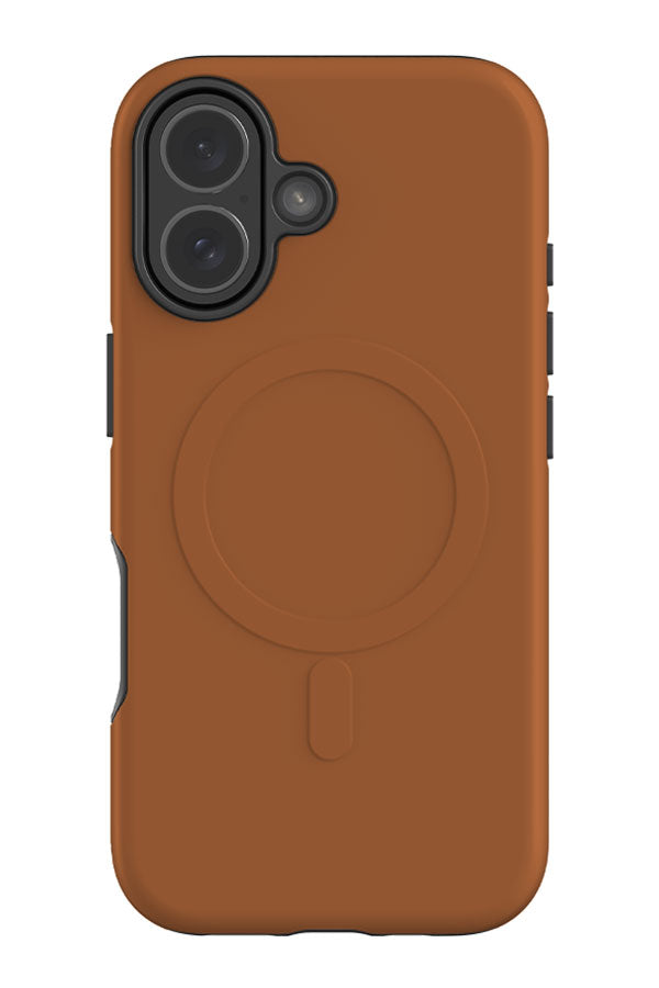 Still Tone Solid Colour MagSafe Phone Case (Burnt Terracotta) | Harper & Blake