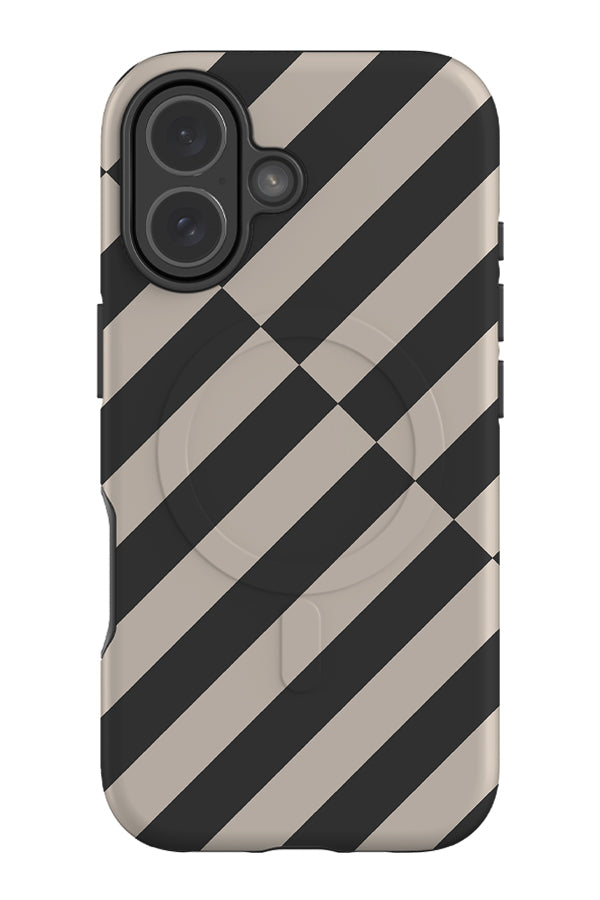 Cross Line MagSafe Phone Case (Charcoal Stone) | Harper & Blake