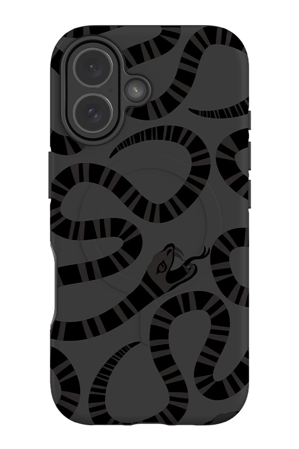Quiet Serpent MagSafe Phone Case (Black) | Harper & Blake