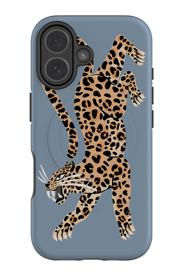 Still Leopard MagSafe Phone Case | Harper & Blake (Blue)