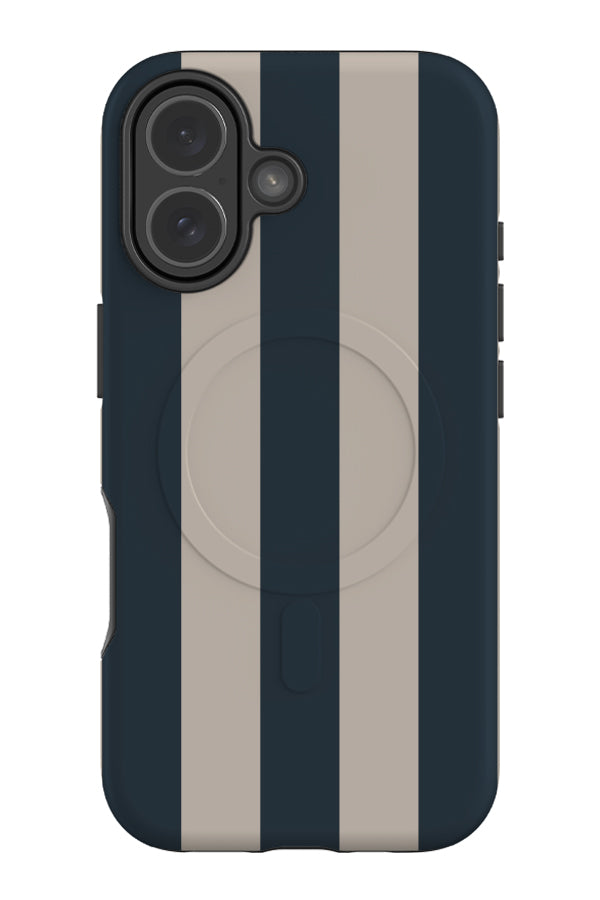 Two Tone Line MagSafe Phone Case (Dark Blue) | Harper & Blake