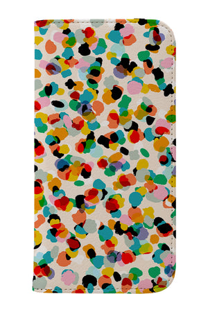 Party Spot by Rachel Parker Wallet Phone Case (Rainbow) | Harper & Blake