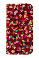 Party Spot by Rachel Parker Wallet Phone Case (Ruby Red)