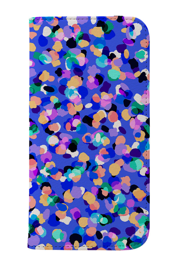 Party Spot by Rachel Parker Wallet Phone Case (Blue) | Harper & Blake