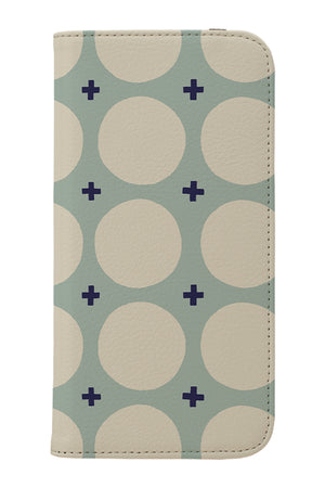 Big Dot by Álex Roda Wallet Phone Case (Blue) | Harper & Blake