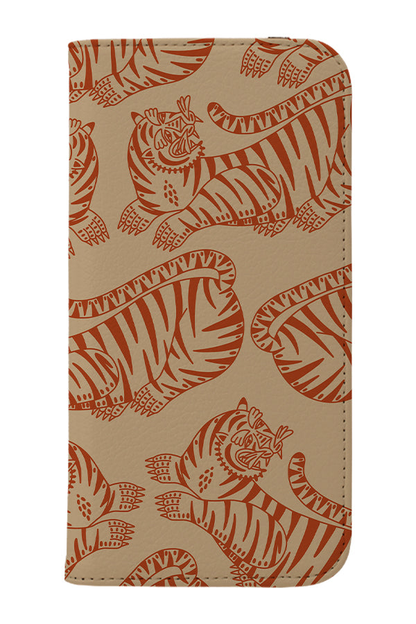Bold Tiger Wallet Phone Case (Burnt Orange) | Harper & Blake 
