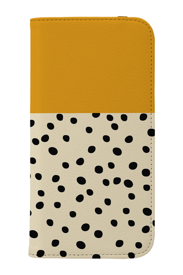 Geo Dots Wallet Case (Yellow) | Harper & Blake