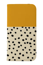 Geo Dots Wallet Case (Yellow)