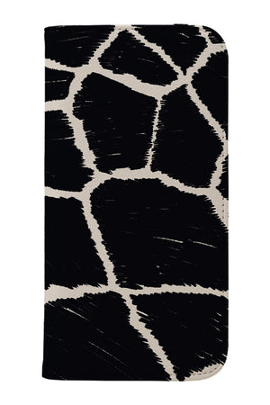 Giraffe Animal Print Wallet Phone Case (Monochrome) | Harper & Blake