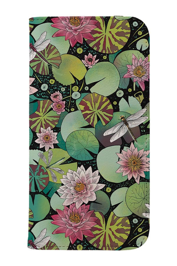 
                  
                    Waterlily Pond by Freya's Prints Wallet Phone Case (Green) | Harper & Blake
                  
                