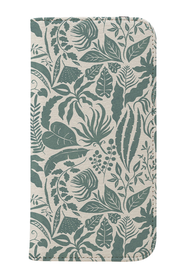 Pieces of Jungle by Michele Norris Wallet Phone Case (Green)