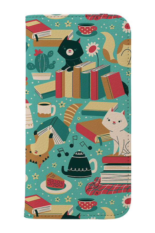 
                  
                    Cozy Cat Reading By Angela Sbandelli Wallet Phone Case (Green) | Harper & Blake
                  
                