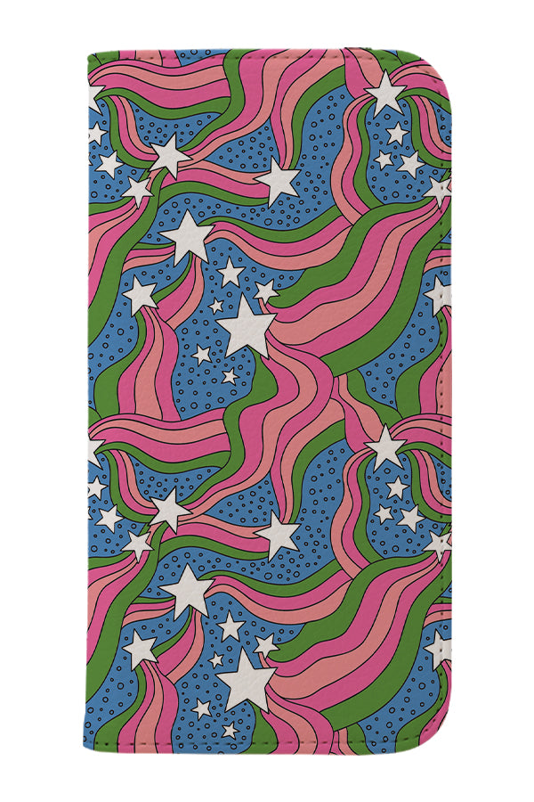 Star Power by Kayla Ann Wallet Phone Case (Blue) | Harper & Blake