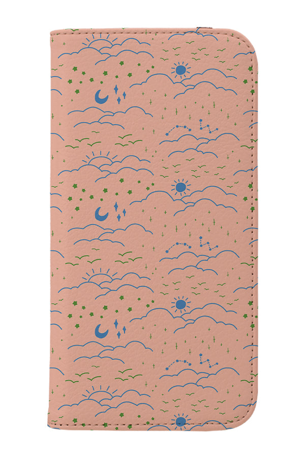 Stars 'n' Skies by Kayla Ann Wallet Phone Case (Pink) | Harper & Blake