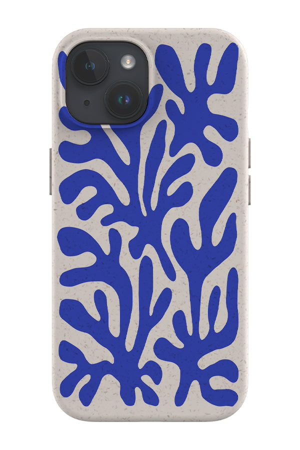 Matisse Coral Reef Eco Bamboo Phone Case (Blue) | Harper & Blake