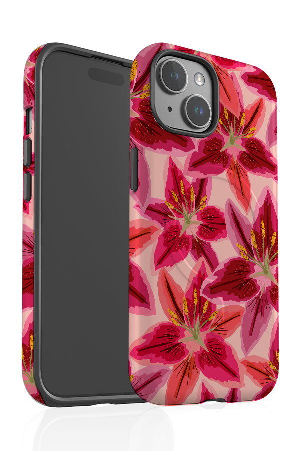 Lily Scatter MagSafe Phone Case (Pink) | Harper & Blake