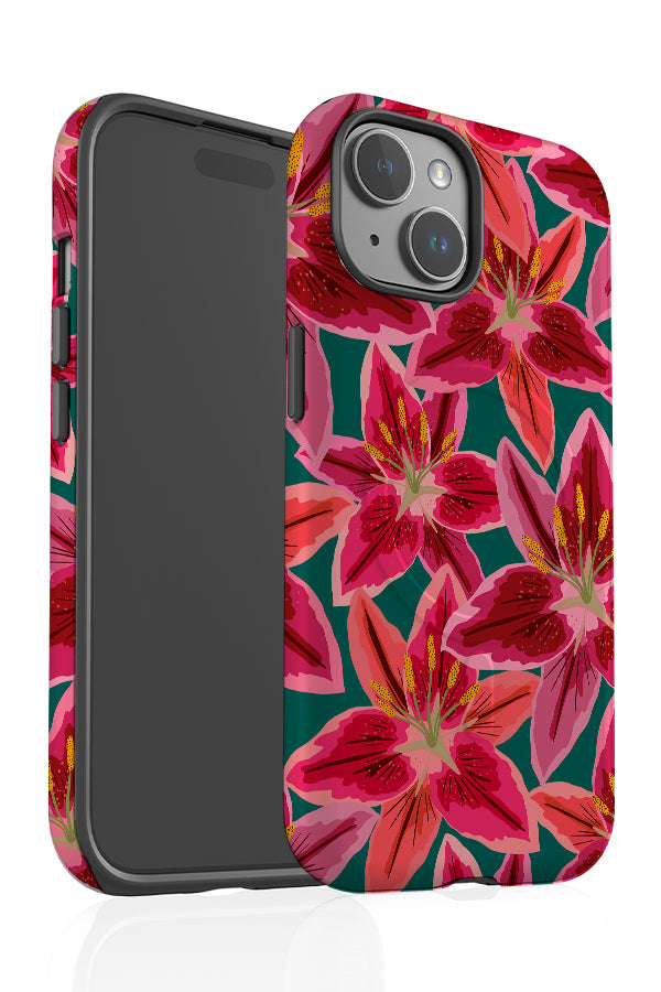 Lily Scatter MagSafe Phone Case (Teal) | Harper & Blake