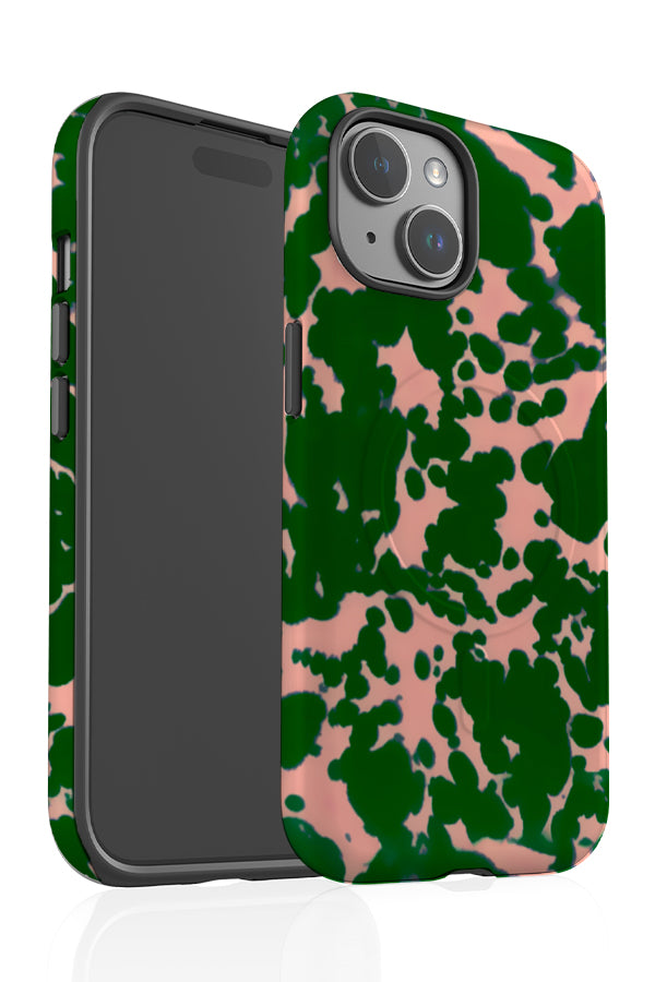 Tortoise Print MagSafe Phone Case (Green) | Harper & Blake