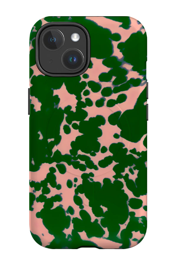 Tortoise Print MagSafe Phone Case (Green) | Harper & Blake