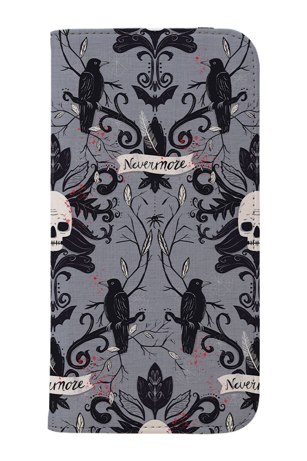 Gothic Halloween by Michele Norris Wallet Phone Case (Purple)