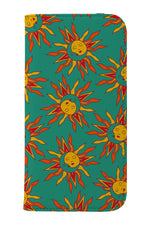 Moon and Sun Scatter Wallet Phone Case (Multi)