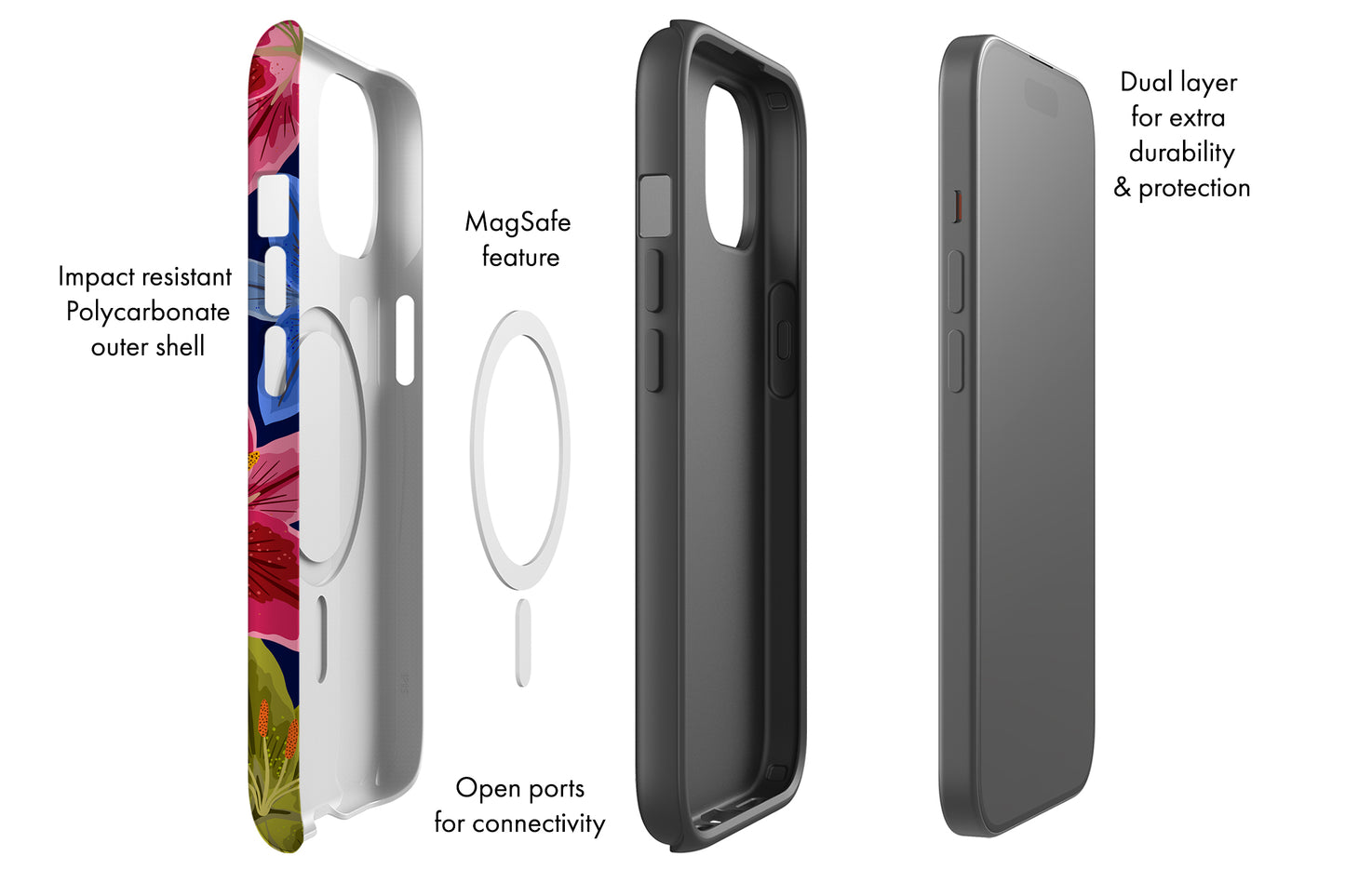 Lily Scatter MagSafe Phone Case (Multi) | Harper & Blake