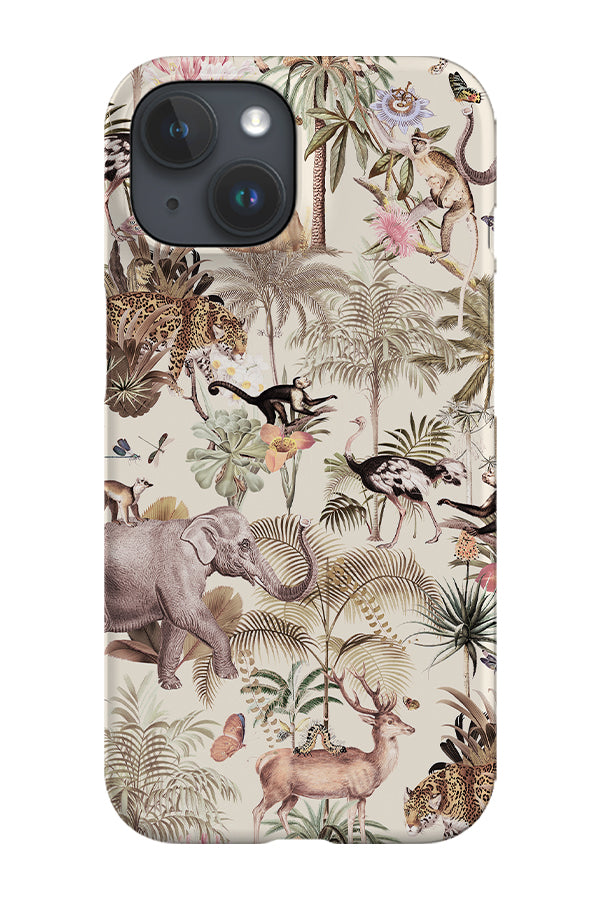 Vintage Exotic Safari By Uta Naumann Phone Case (Beige) | Harper & Blake