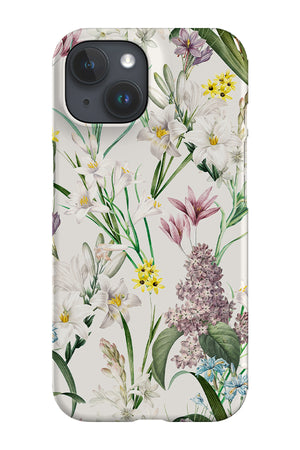 Beautiful Lilac and Lilies By Uta Naumann Phone Case (White) | Harper & Blake