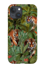 Tropical Tiger Jungle By Uta Naumann Phone Case (Green)