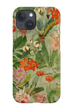 Exotic Hibiscus Jungle By Uta Naumann Phone Case (Green)