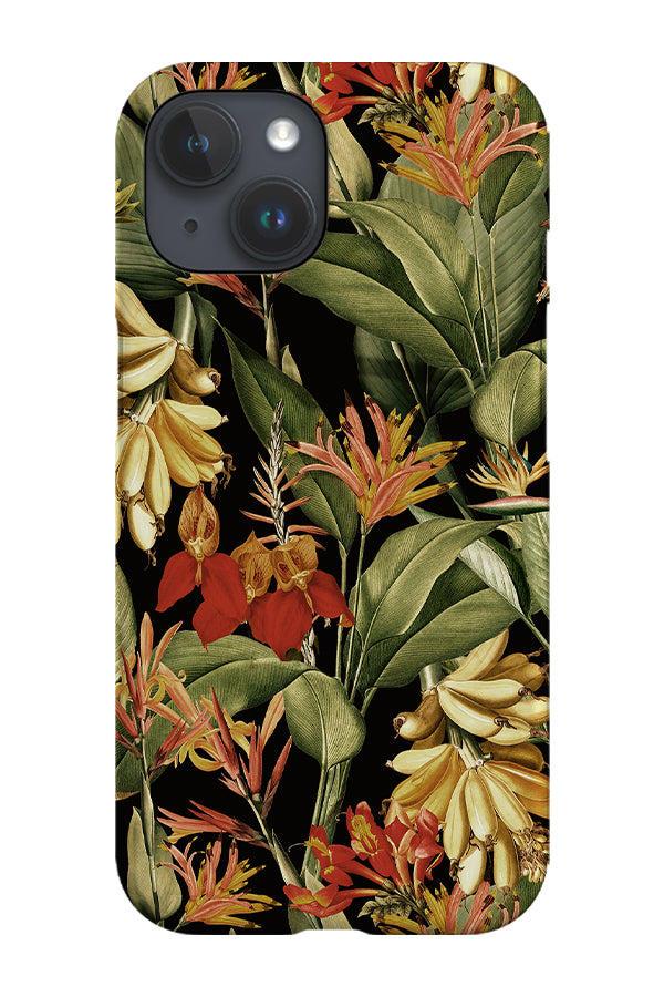 Tropical Banana Leaves By Uta Naumann Phone Case (Black) | Harper & Blake