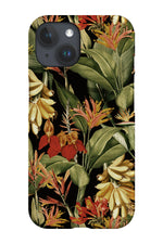 Tropical Banana Leaves By Uta Naumann Phone Case (Black)