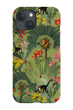 Tropical Monkey Paradise By Uta Naumann Phone Case (Green)