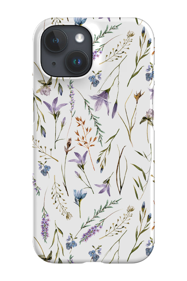 Midsummer Purple Wildflowers By Uta Naumann Phone Case (White) | Harper & Blake