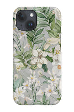 Victorian Magnolia and Palms By Uta Naumann Phone Case (Grey)