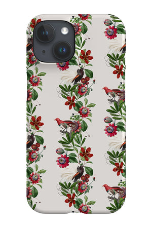 Exotic Passiflora and Birds By Uta Naumann Phone Case (White) | Harper & Blake