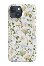 Pastel Watercolour Wildflower Meadow By Uta Naumann Phone Case (White)