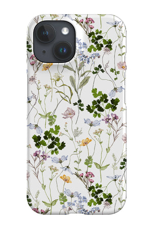 Soft Pastel Wildflowers By Uta Naumann Phone Case (White) | Harper & Blake