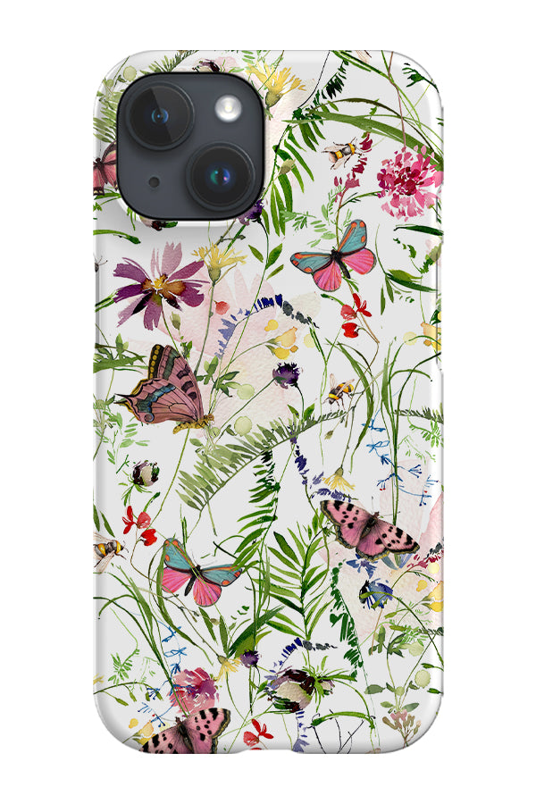 Midsummer Garden Butterflies By Uta Naumann Phone Case (White) | Harper & Blake