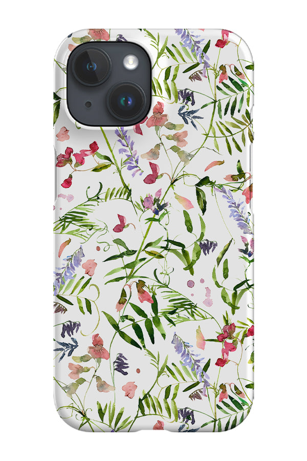 Cute Wildflower Meadow By Uta Naumann Phone Case (White) | Harper & Blake