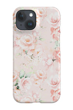 Soft Pink Rose Blooms By Uta Naumann Phone Case (Pink)