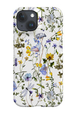 Vintage Lilac Wildflower Meadow By Uta Naumann Phone Case (White)