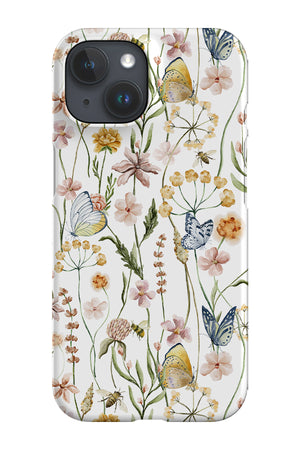 Enchanting Wildflower Garden By Uta Naumann Phone Case (White) | Harper & Blake