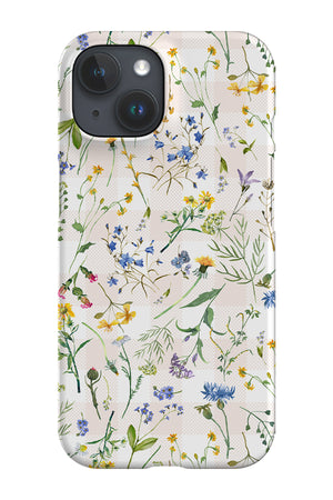 Summer Plaid Wildflowers By Uta Naumann Phone Case (Pink) | Harper & Blake