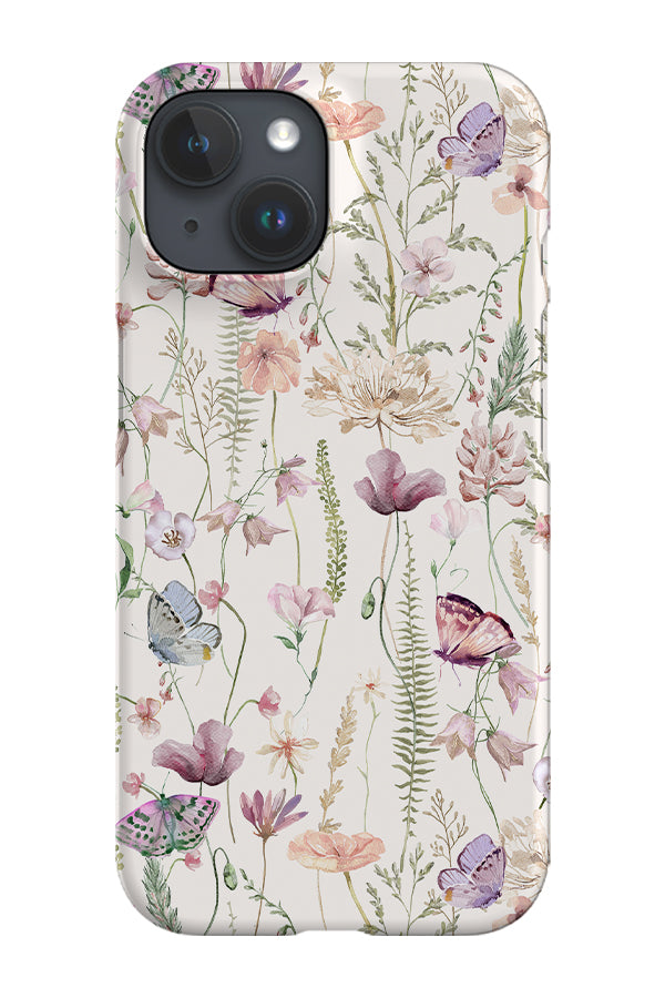 Pink Garden Butterflies By Uta Naumann Phone Case (White)