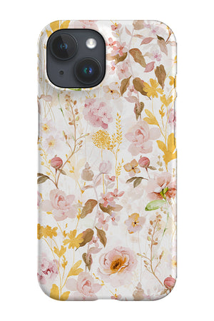 Dainty Soft Pink Roses By Uta Naumann Phone Case (Pink Yellow) | Harper & Blake