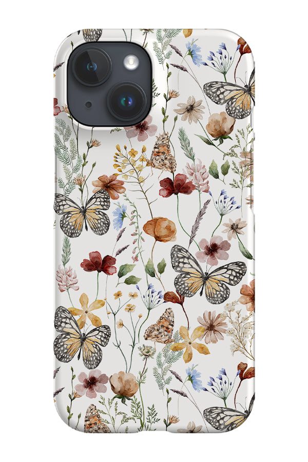 Orange Garden Butterflies By Uta Naumann Phone Case (White) | Harper & Blake