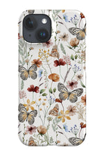 Orange Garden Butterflies By Uta Naumann Phone Case (White)