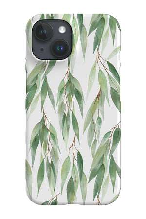 Watercolour Willow Leaves By Uta Naumann Phone Case (Green) | Harper & Blake